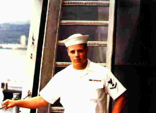 [ Mike Fox on board WHS - 1981 ]