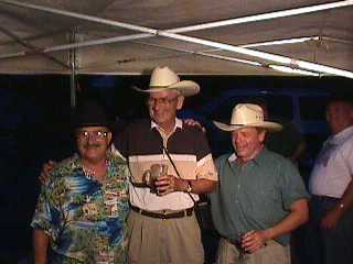 Vic Martin, Al Blanks, Chris Raker; Lake Buchanan, TX