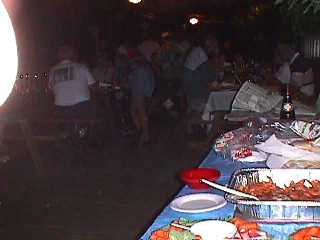 Bull Session Following the Feast; Lake Buchanan, TX