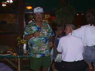 Vic Martin, Peg Mitchell, Larry Bissonnette, Darlene Bissonnette; Lake Buchanan, TX