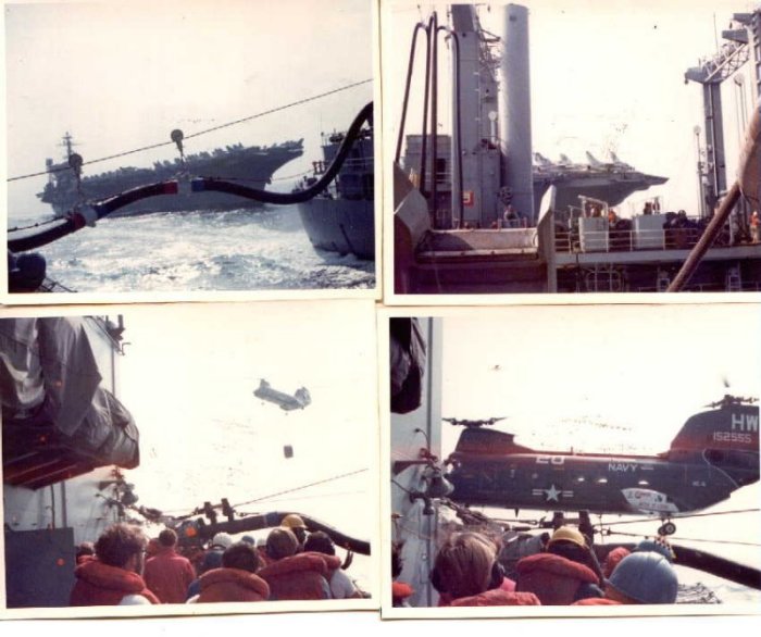 [ Underway & Vertical Replenishment - 1976-1977 ]